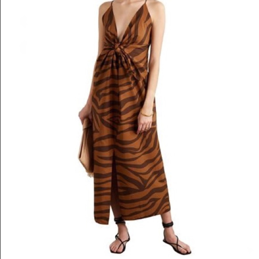 Mara Hoffman front tie dress